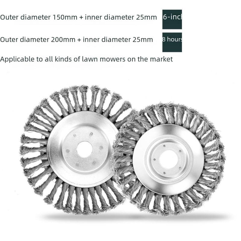 Escova de Aço Universal para Roçadeira