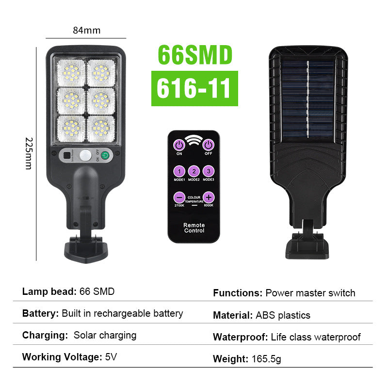 Refletor de Led Solar com Sensor de Presença