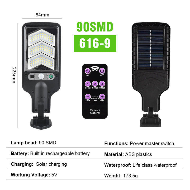 Refletor de Led Solar com Sensor de Presença